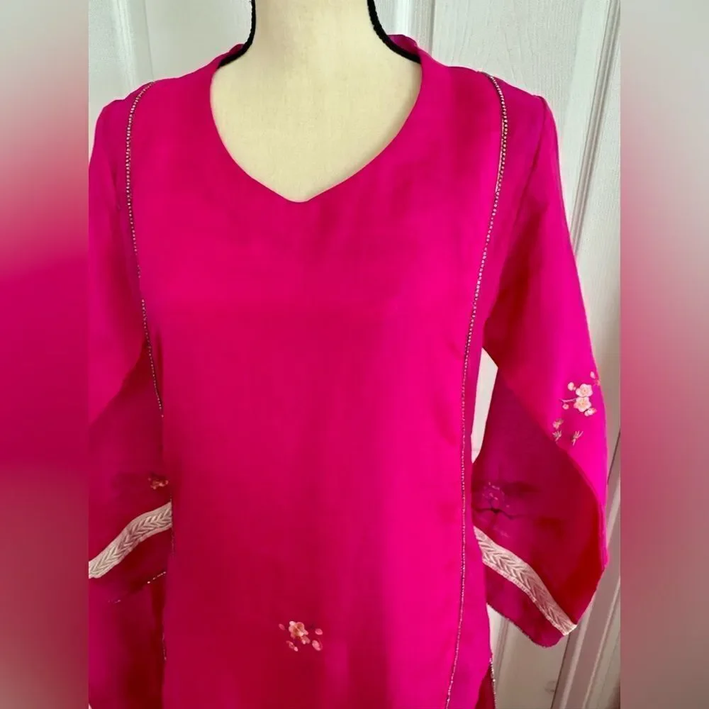 PAKISTANI COUTURE DESIGNER FORMAL BRIDAL DRESS 2 PIECE